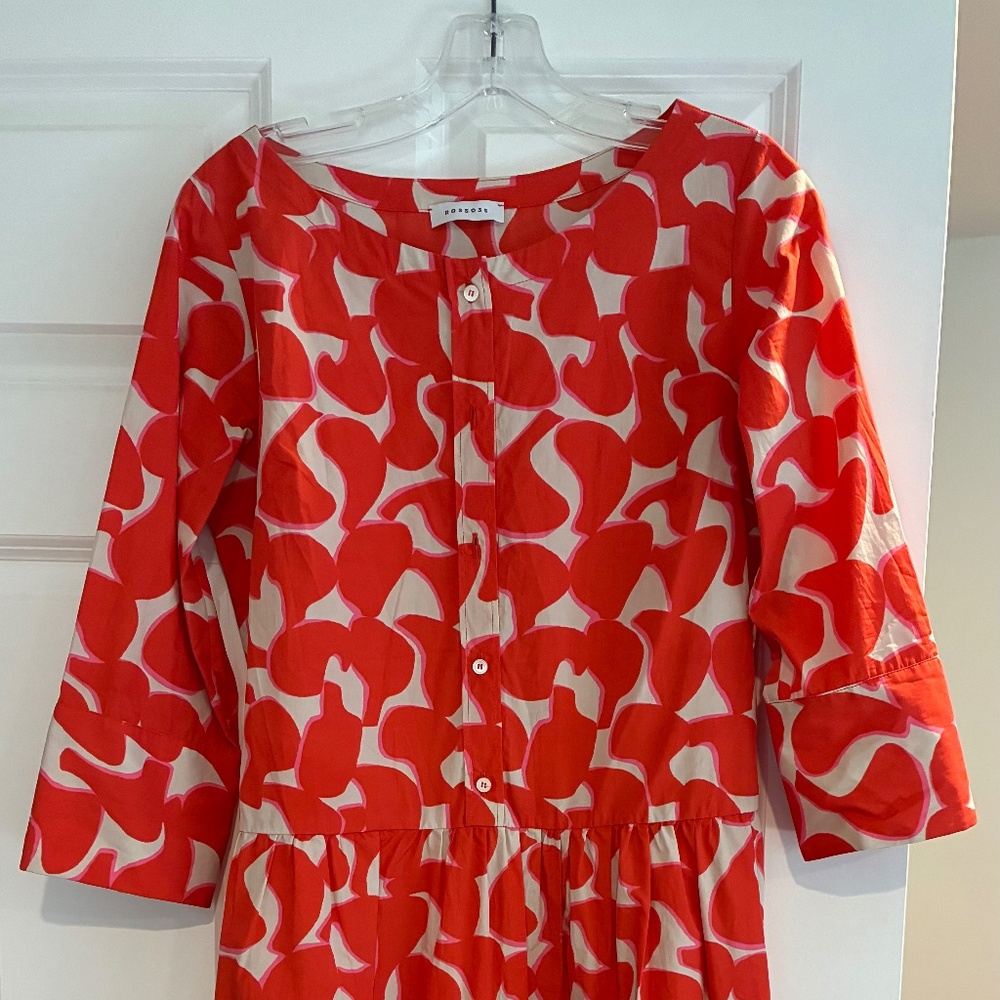 Rosso35 poplin shirt dress